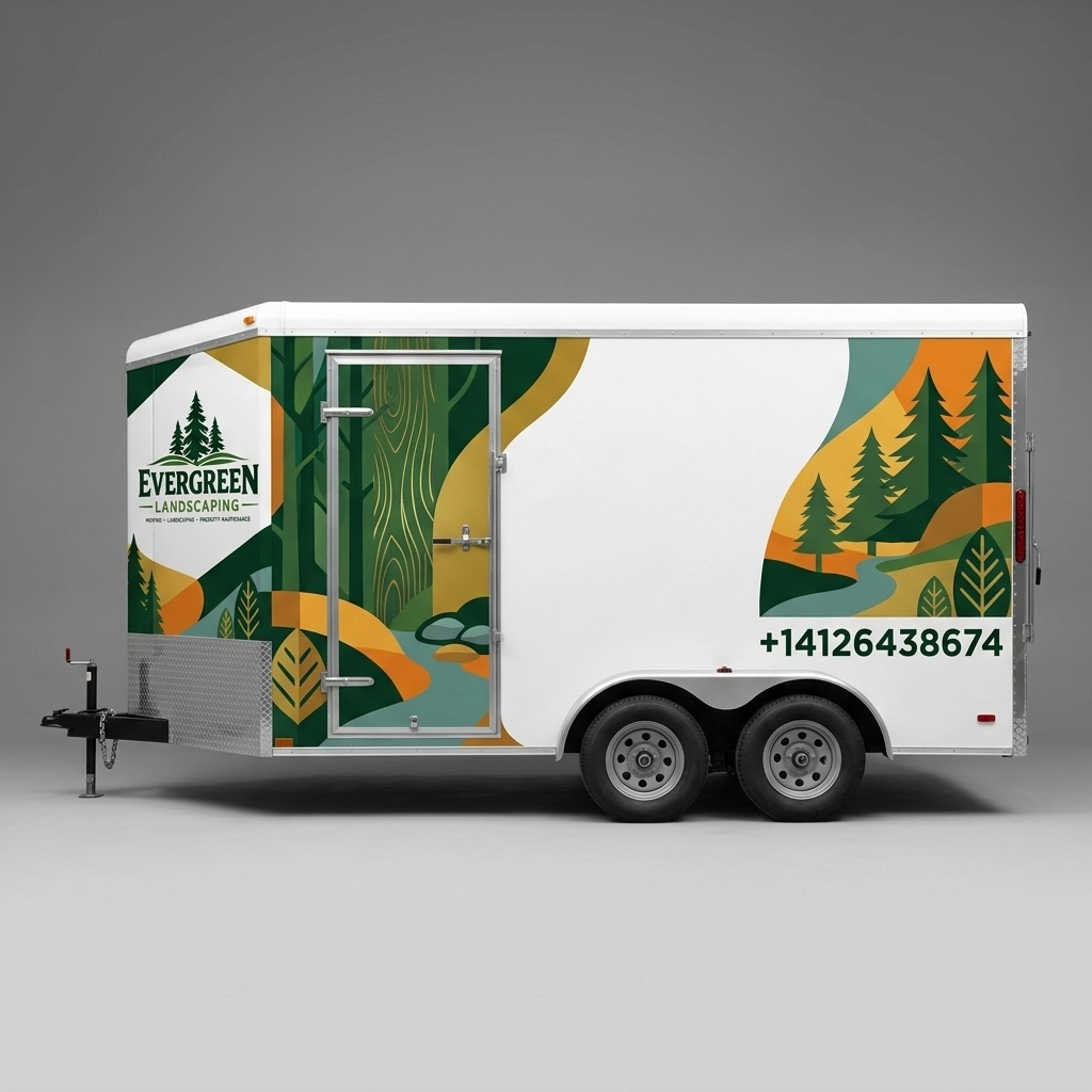 V-Nose Trailer wrap concept