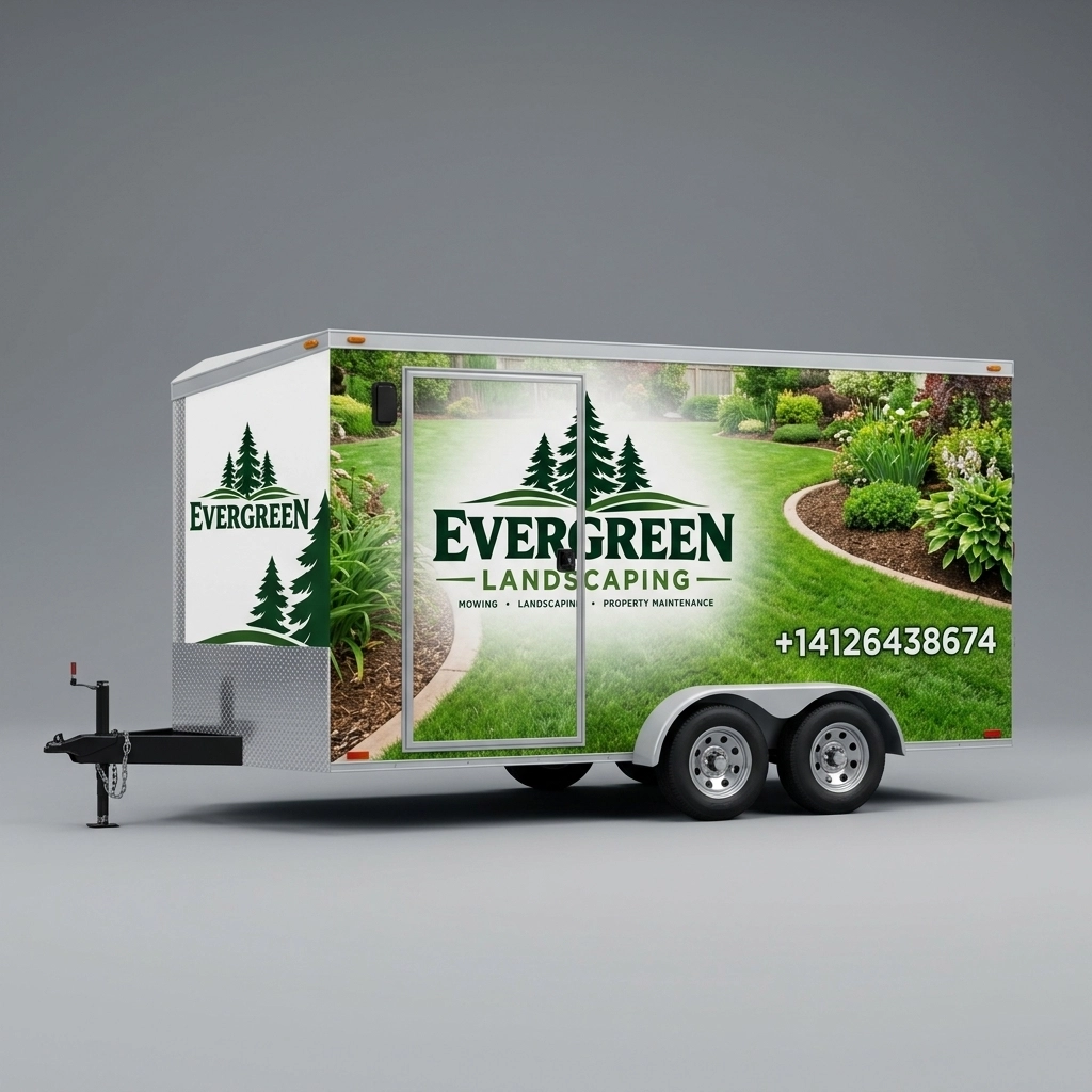 V-Nose Trailer wrap concept