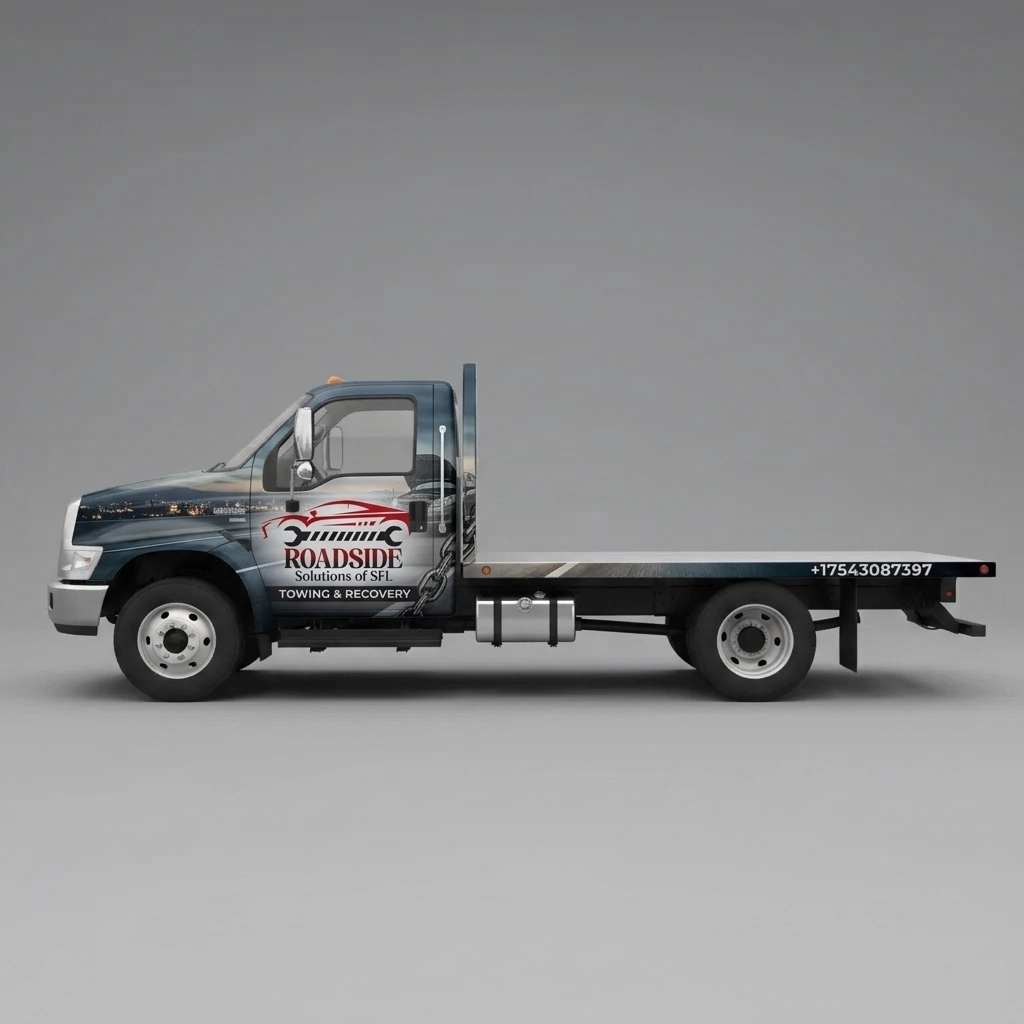 Flatbed Truck wrap concept