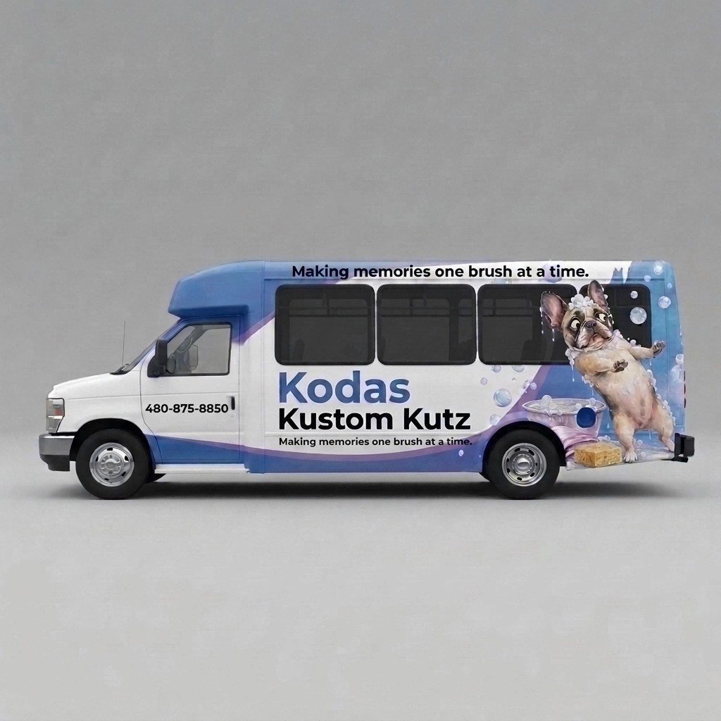 Shuttle Bus wrap concept