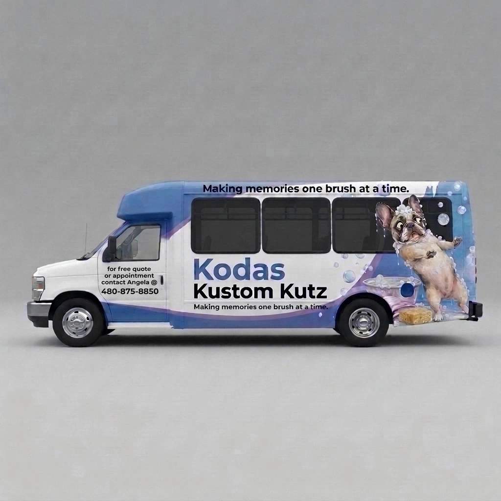 Shuttle Bus wrap concept