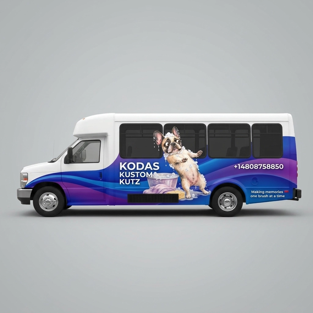 Shuttle Bus wrap concept