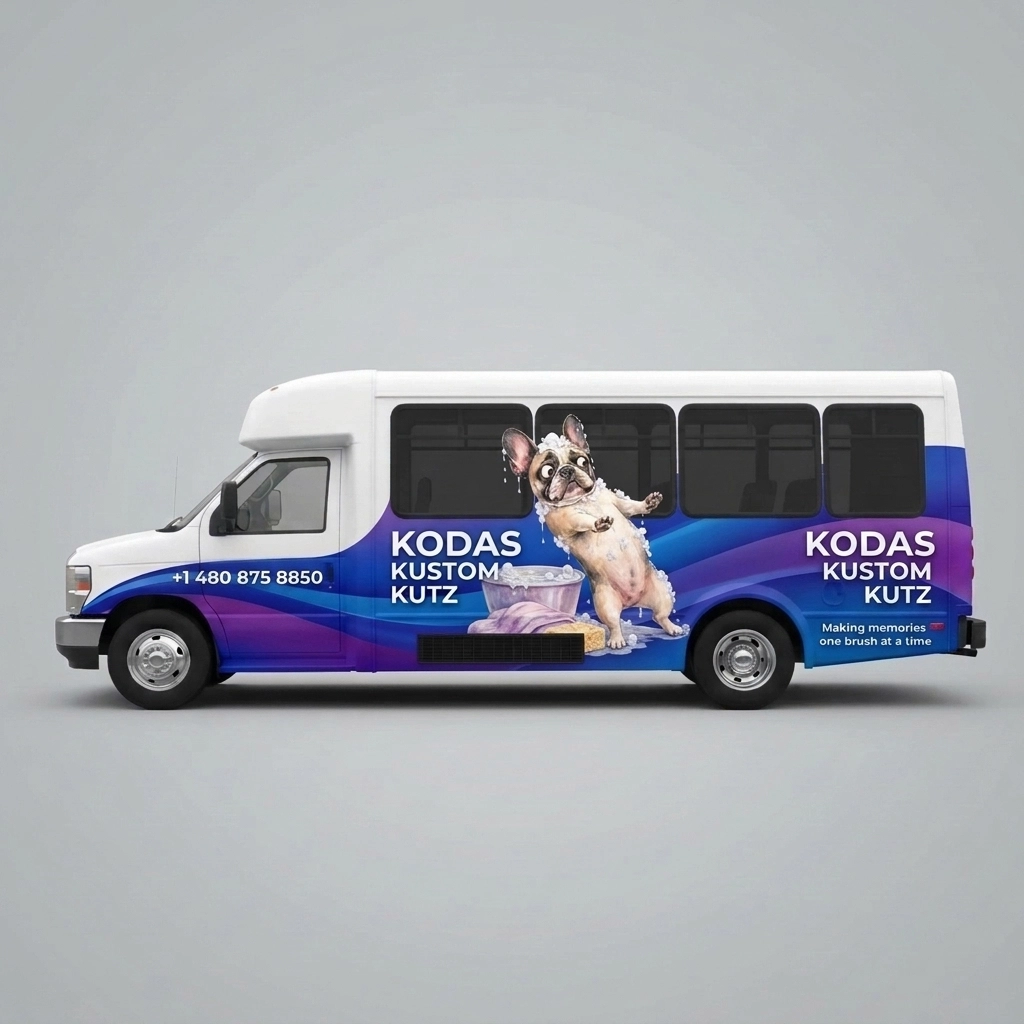 Shuttle Bus wrap concept