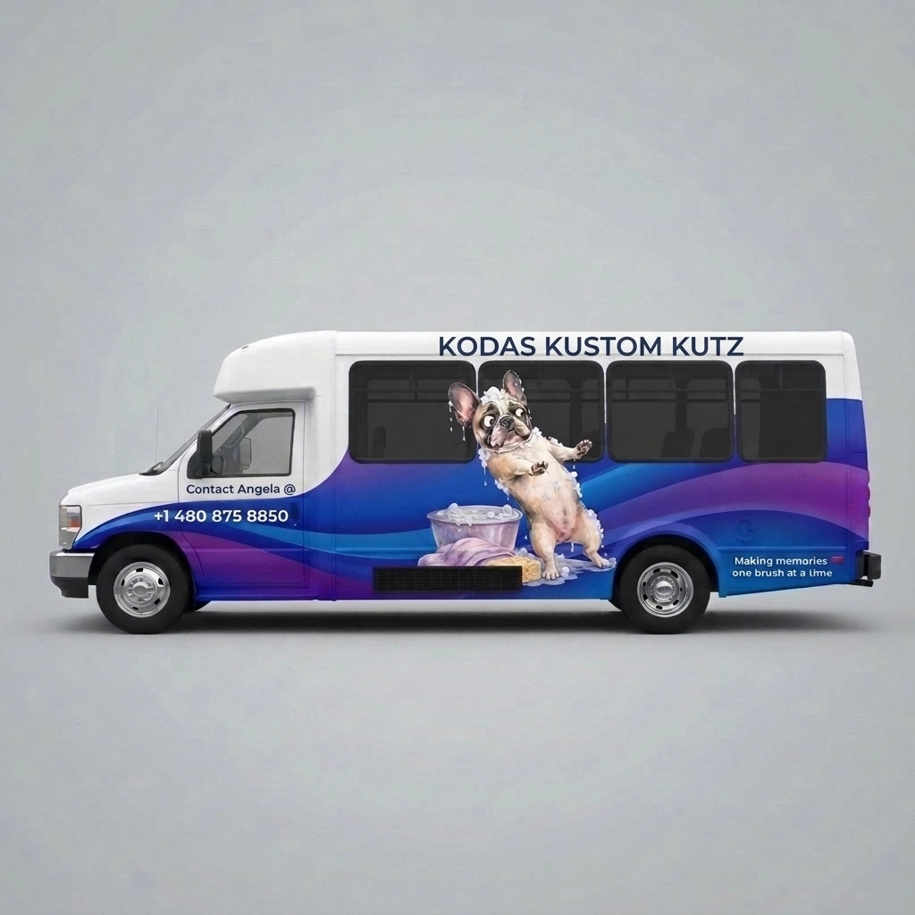 Shuttle Bus wrap concept
