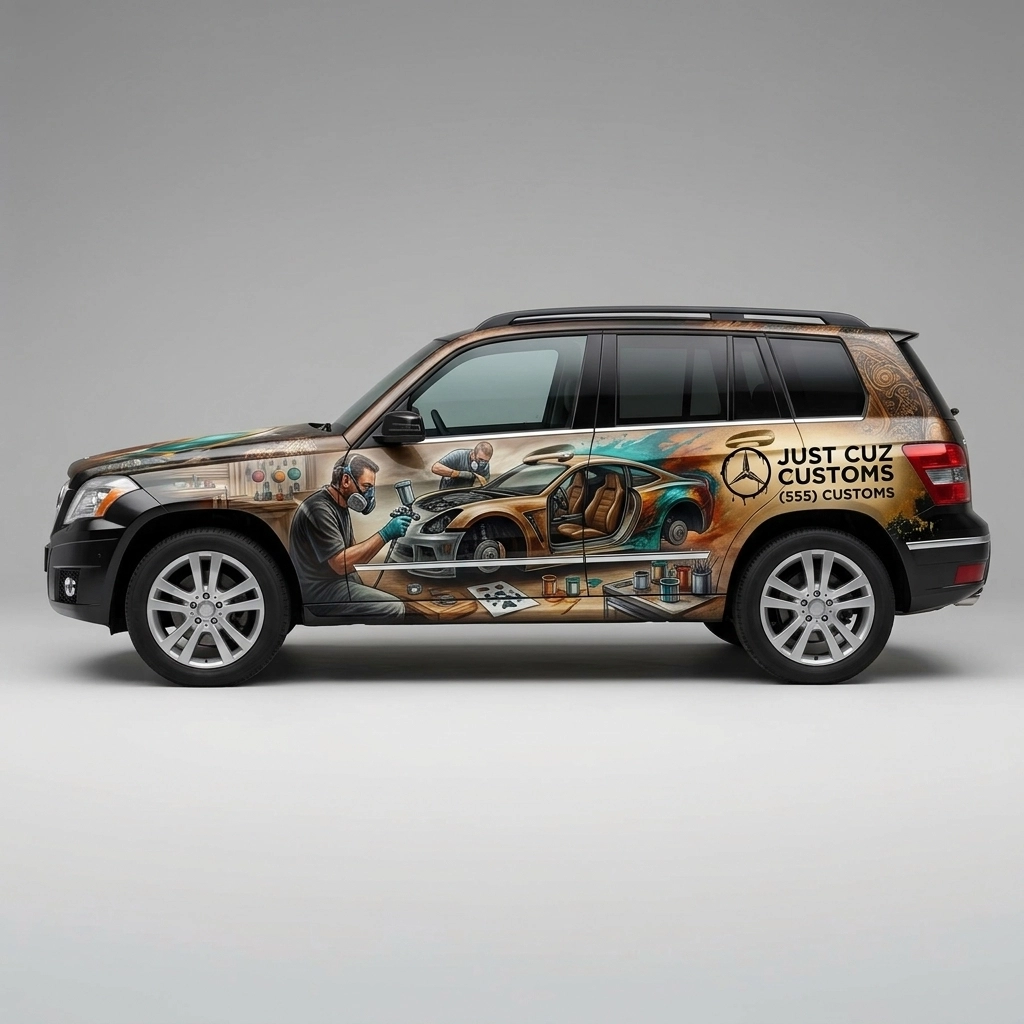 2012 Mercedes-Benz GLK350 4Matic wrap concept