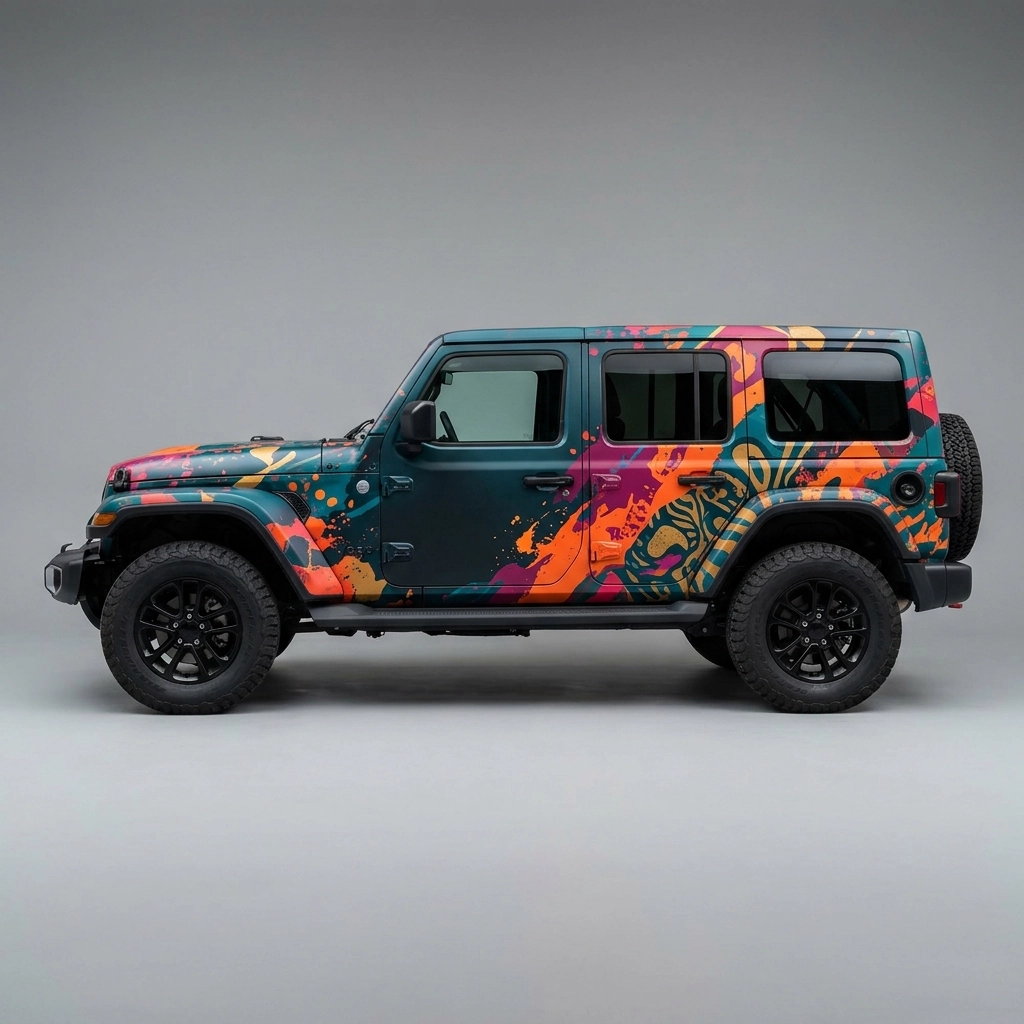 2024 Jeep Wrangler Unlimited Sahara wrap concept