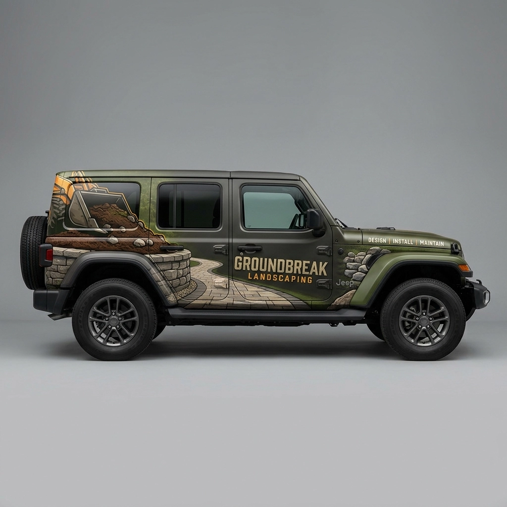 2024 Jeep Wrangler Unlimited Sahara wrap concept