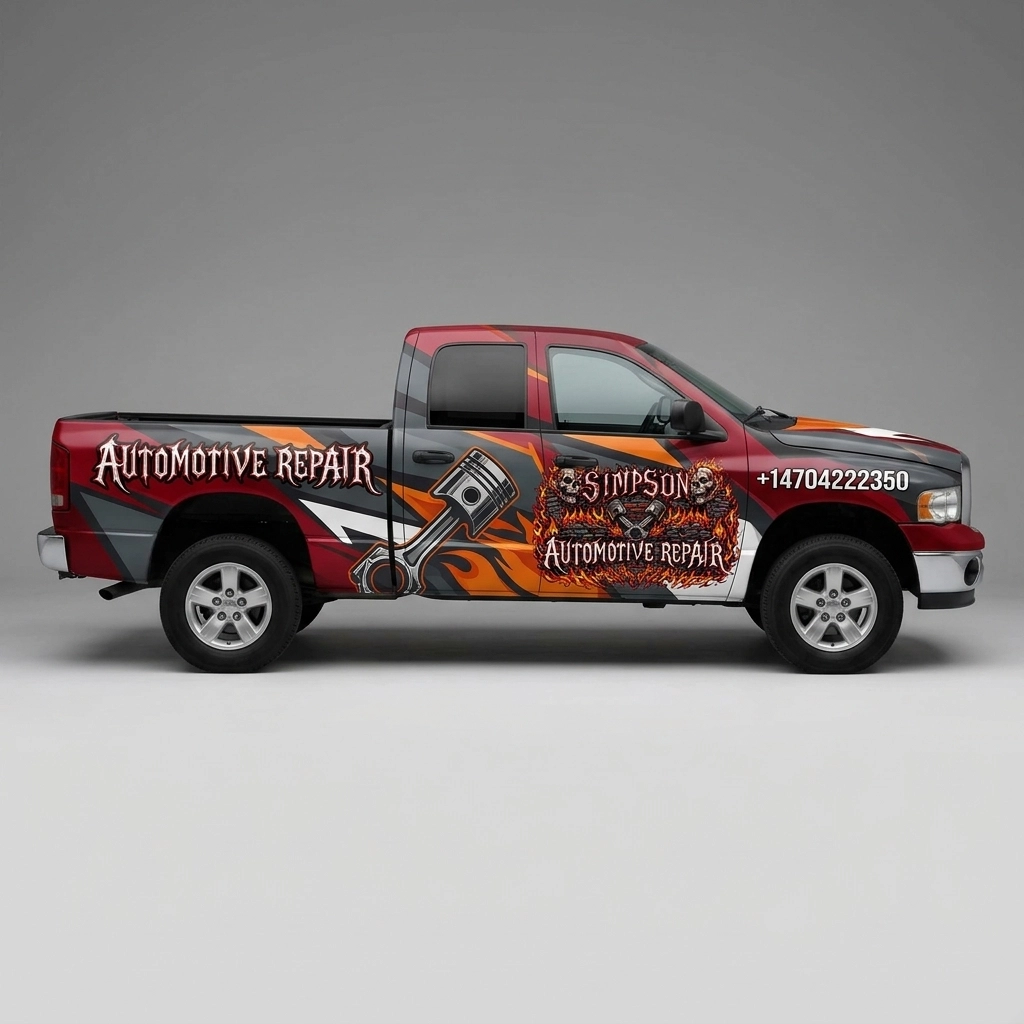 2002 Dodge Ram 1500 ST wrap concept