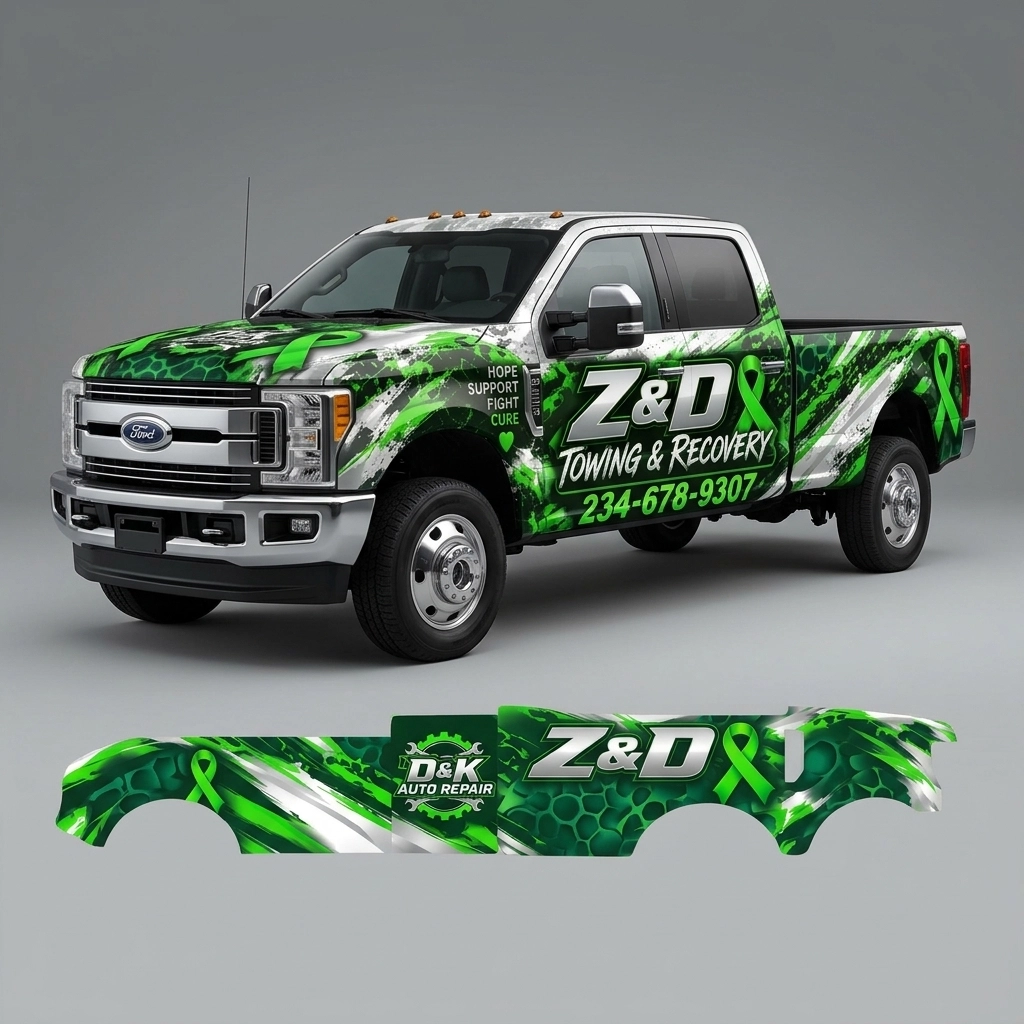 2018 Ford F-450 Super Duty XL wrap concept