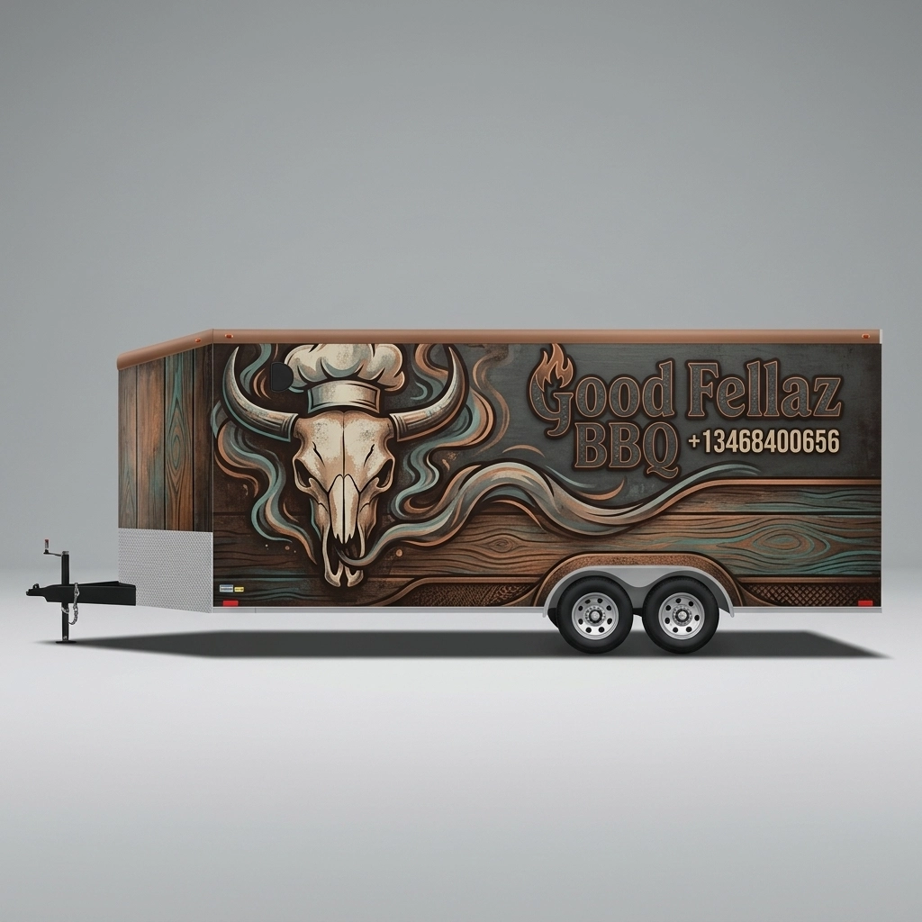 V-Nose Trailer wrap concept