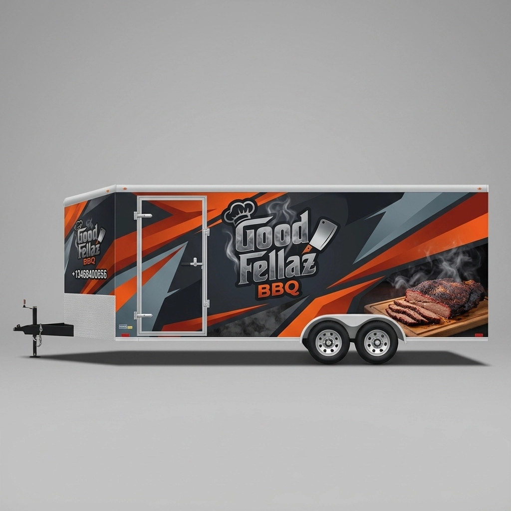 V-Nose Trailer wrap concept