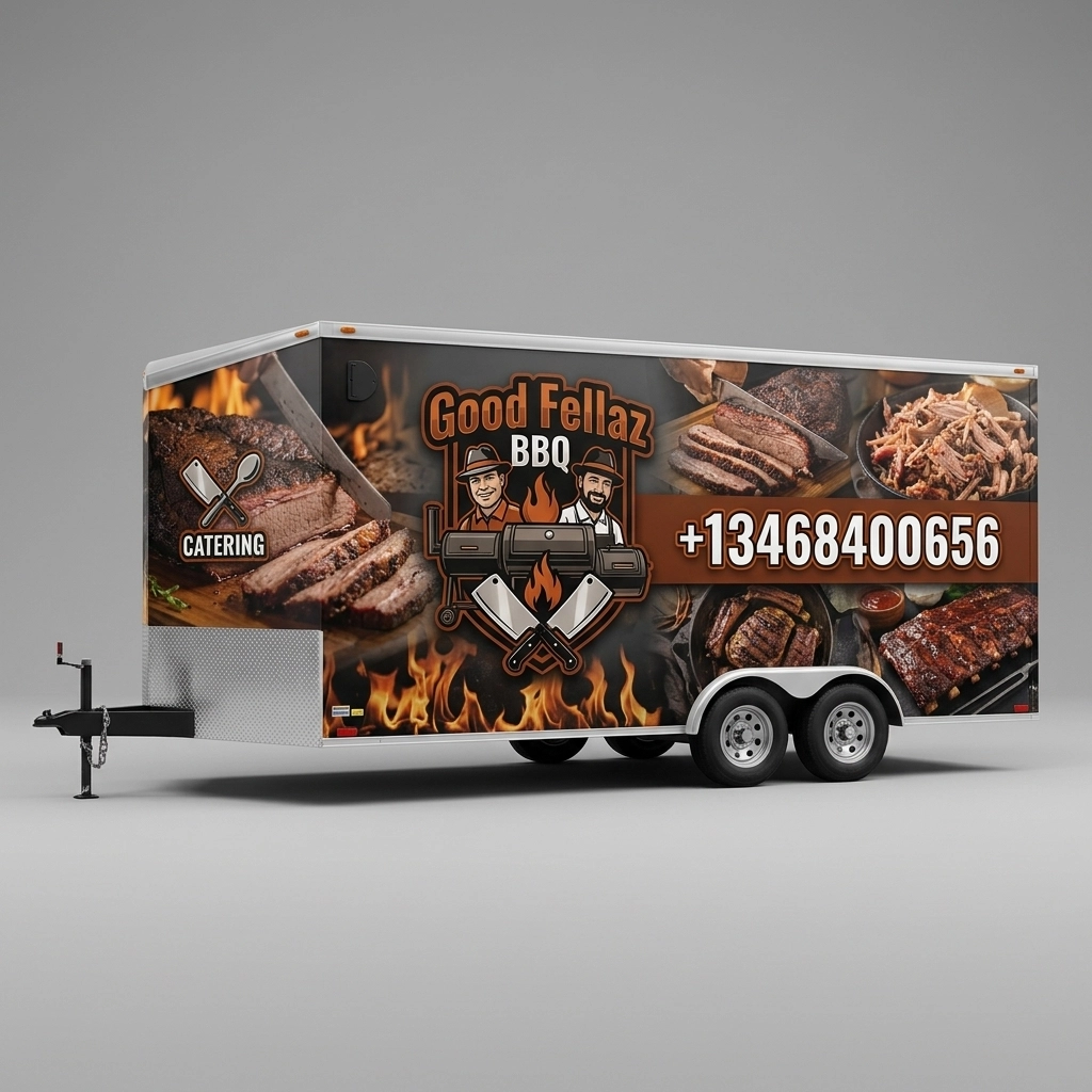 V-Nose Trailer wrap concept