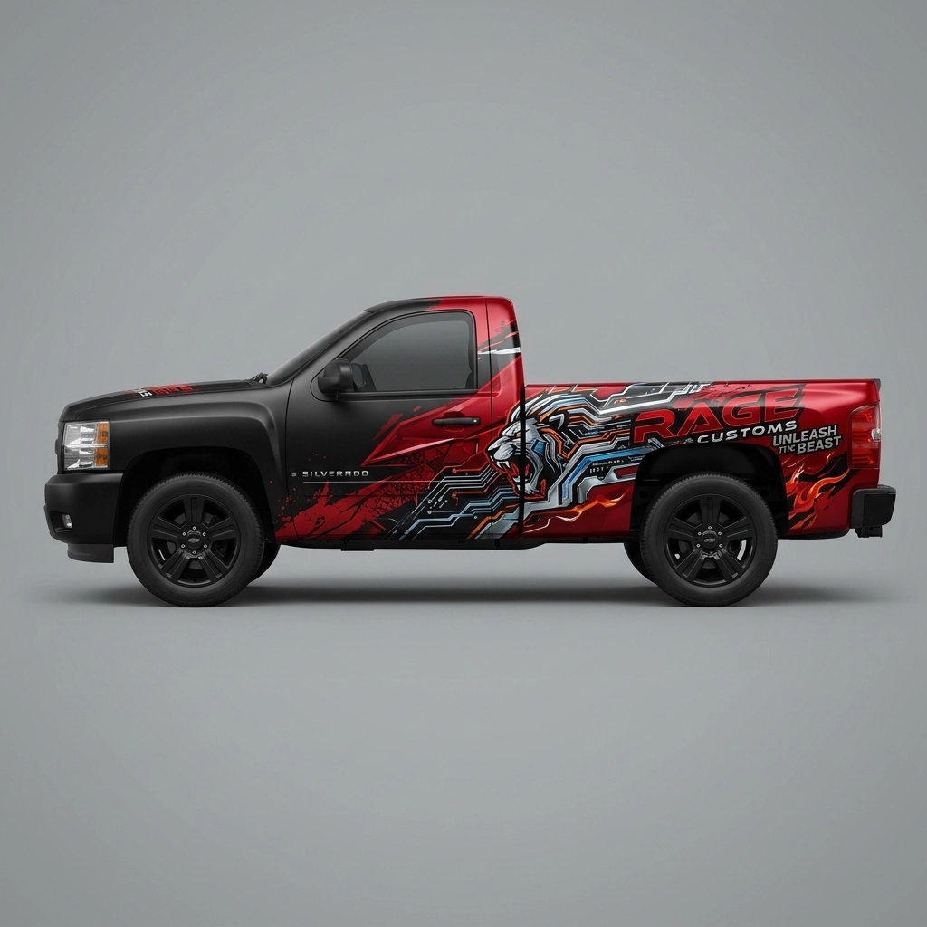 2012 Chevrolet Silverado 1500 WT wrap concept