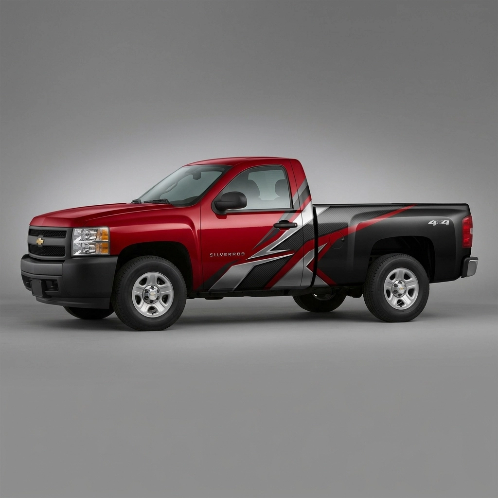 2012 Chevrolet Silverado 1500 WT wrap concept