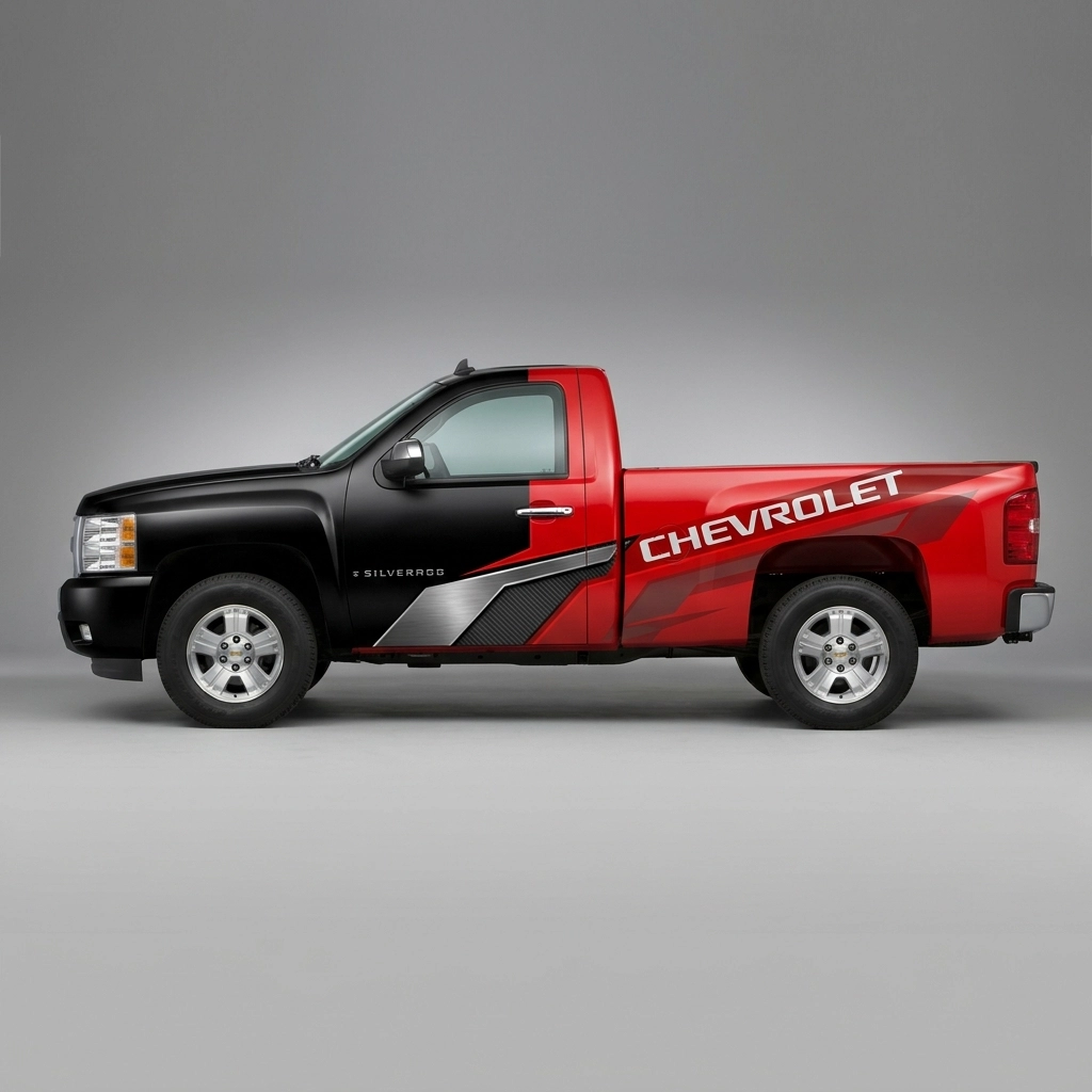 2012 Chevrolet Silverado 1500 WT wrap concept