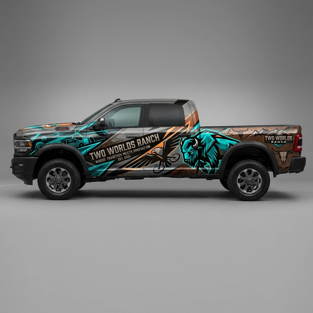 2019 Ram 2500 Big Horn wrap concept