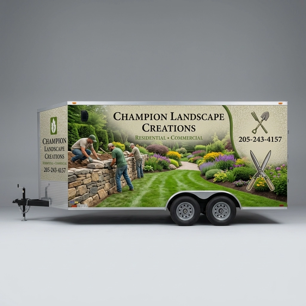 V-Nose Trailer wrap concept