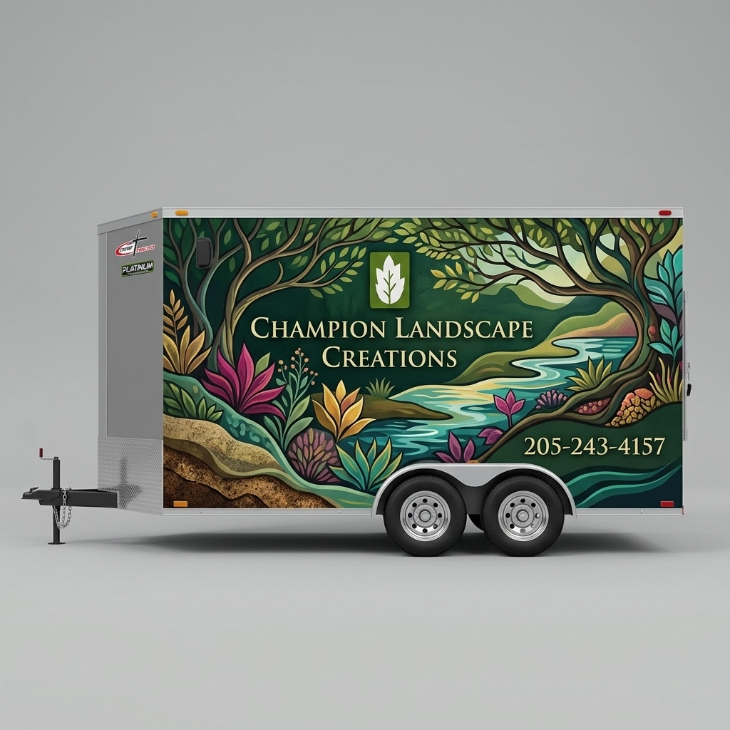 V-Nose Trailer wrap concept