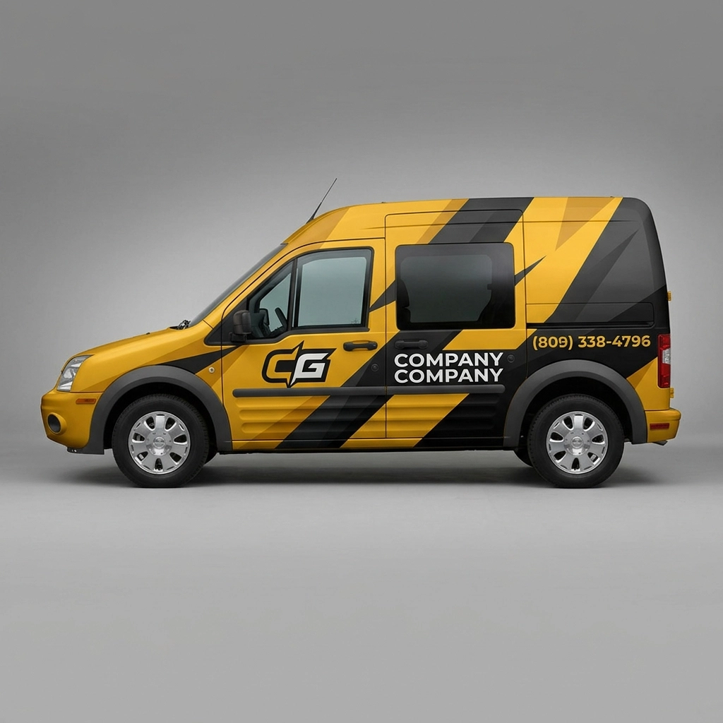 2010 Ford Transit Connect XLT wrap concept