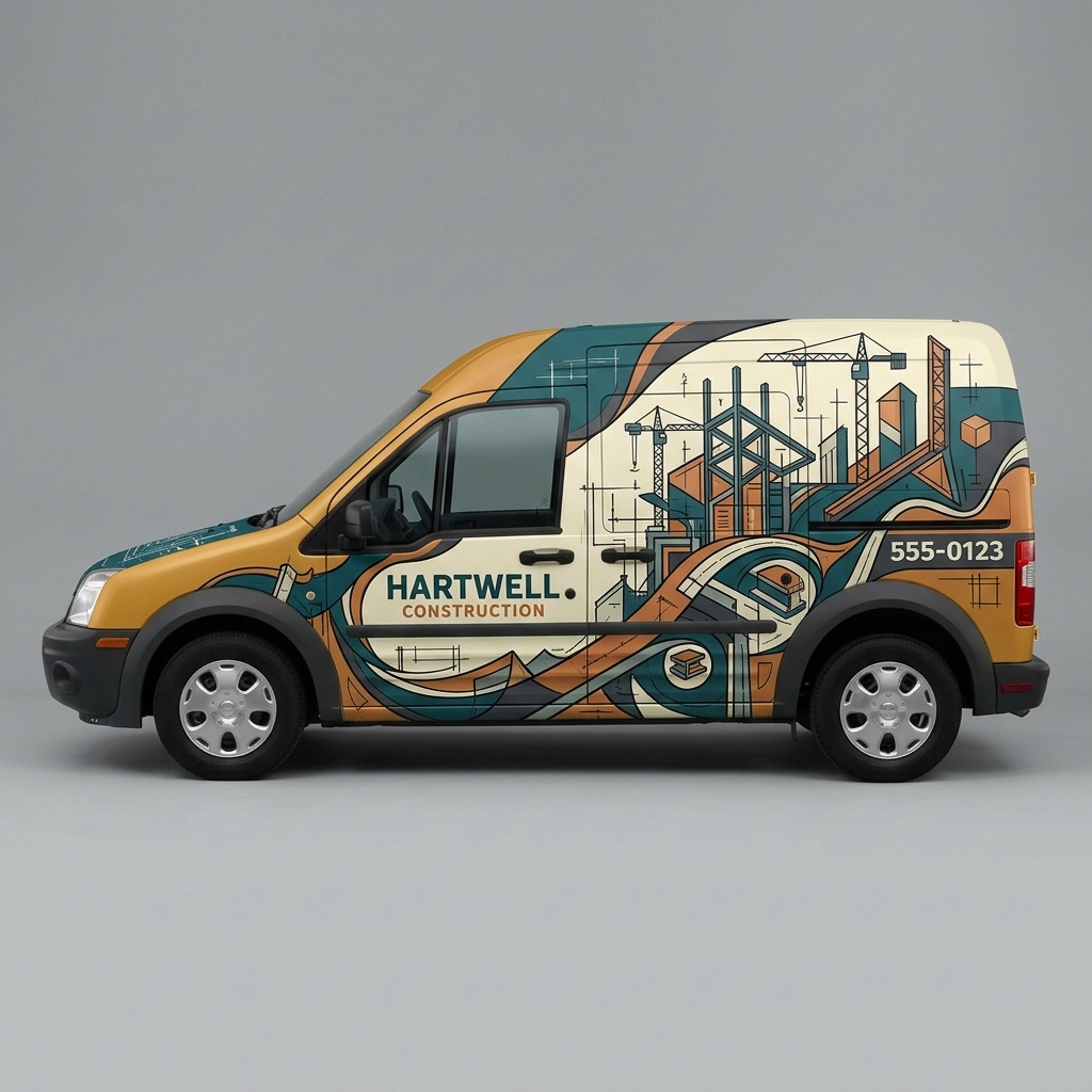 2010 Ford Transit Connect XLT wrap concept