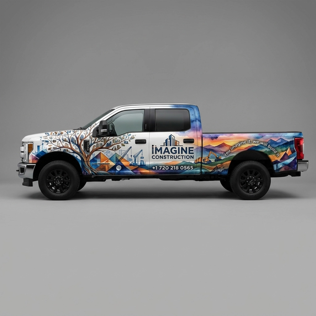 2019 Ford F-350 Super Duty Lariat wrap concept