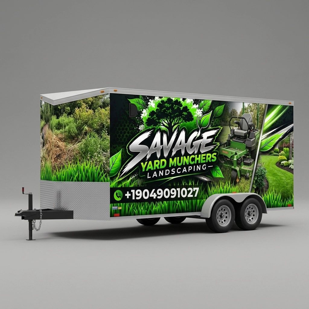 V-Nose Trailer wrap concept