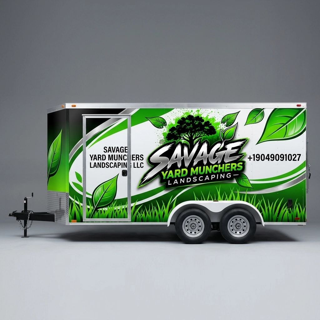 V-Nose Trailer wrap concept