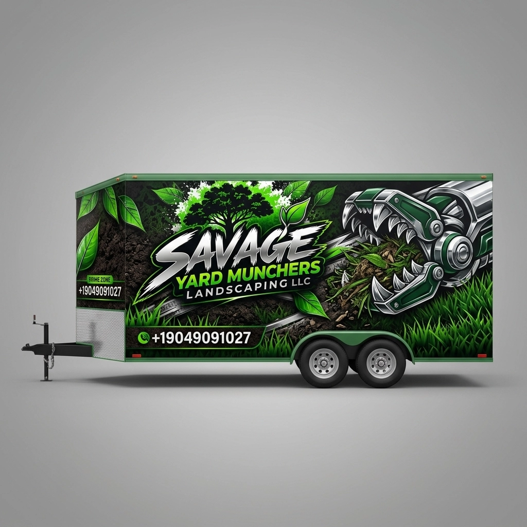 V-Nose Trailer wrap concept