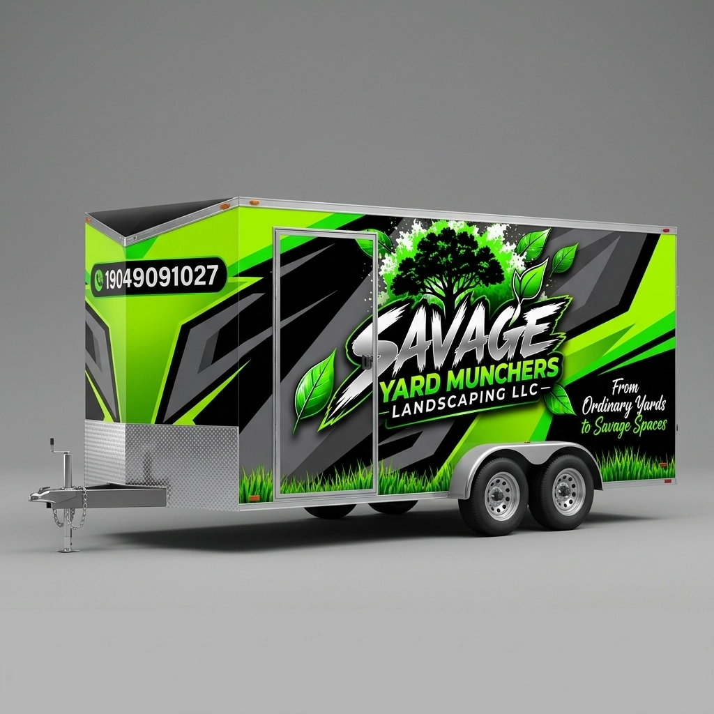 V-Nose Trailer wrap concept