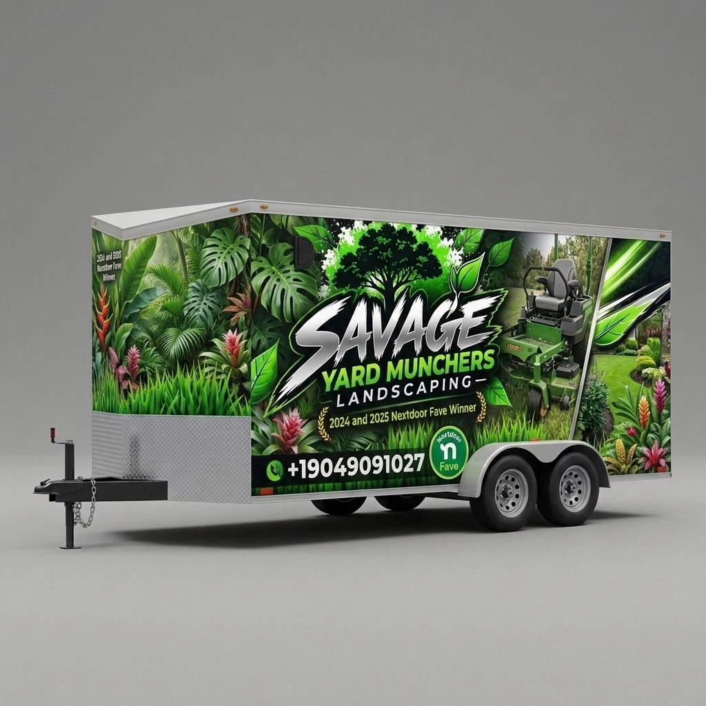 V-Nose Trailer wrap concept