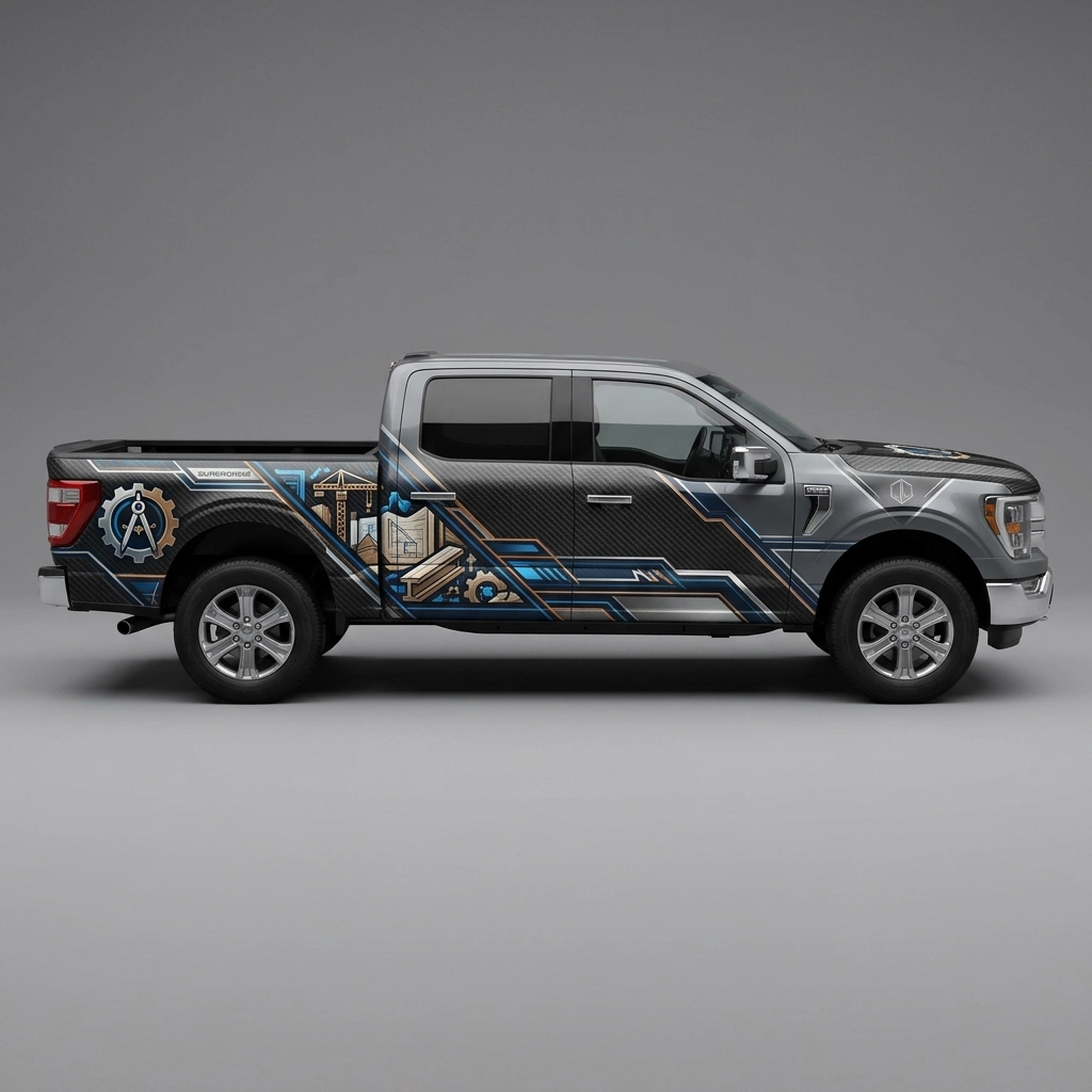2025 Ford F-150 STX wrap concept