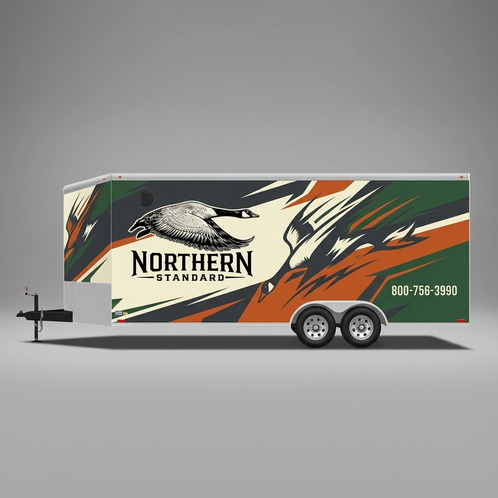 V-Nose Trailer wrap concept