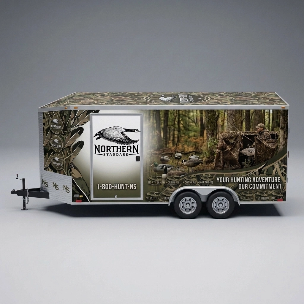 V-Nose Trailer wrap concept