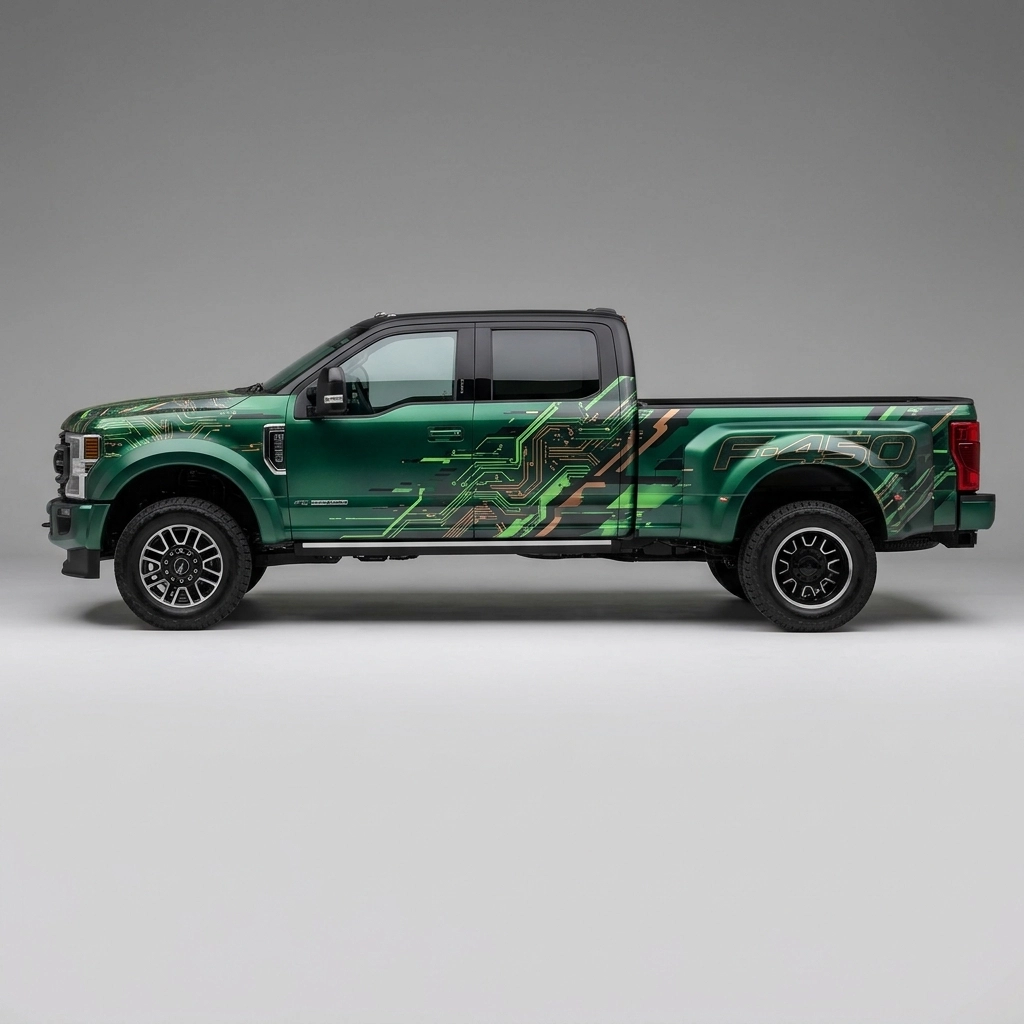 2027 Ford F-450 Super Duty Lariat wrap concept