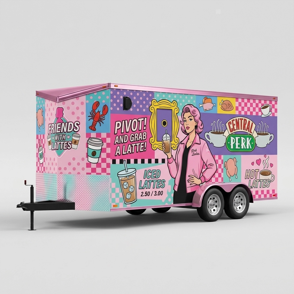 V-Nose Trailer wrap concept
