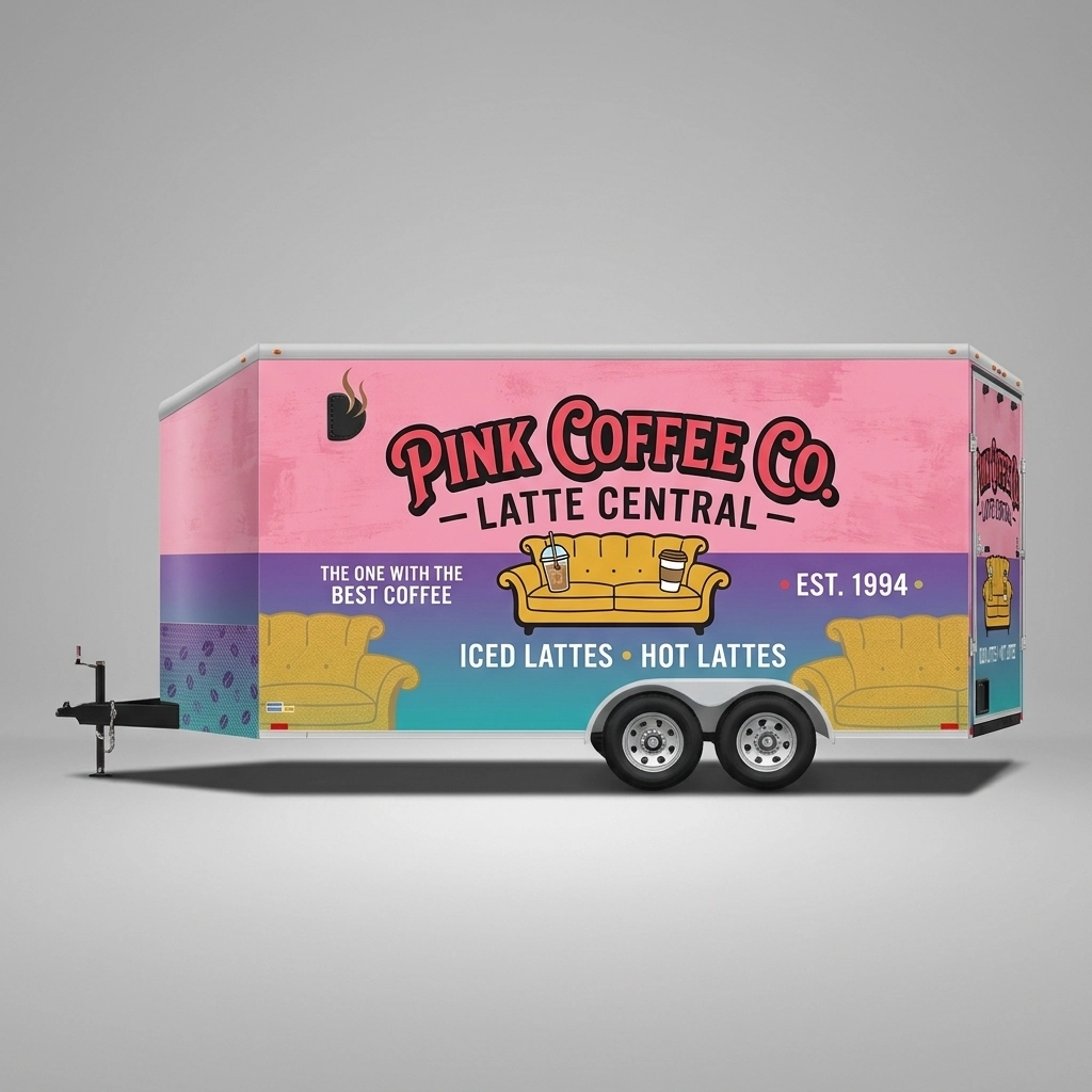 V-Nose Trailer wrap concept