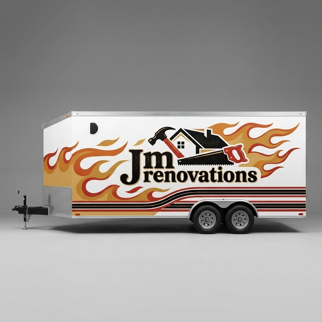 V-Nose Trailer wrap concept