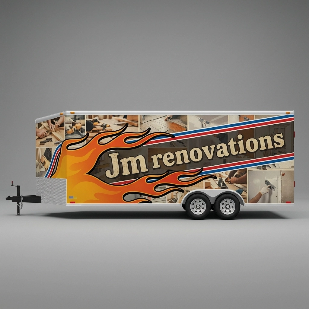 V-Nose Trailer wrap concept