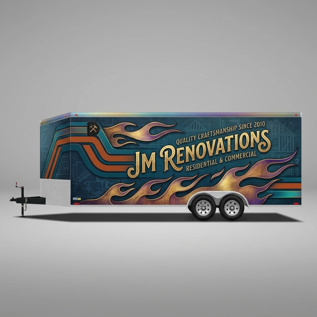 V-Nose Trailer wrap concept