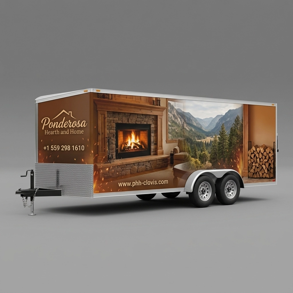 Flat Nose Trailer wrap concept