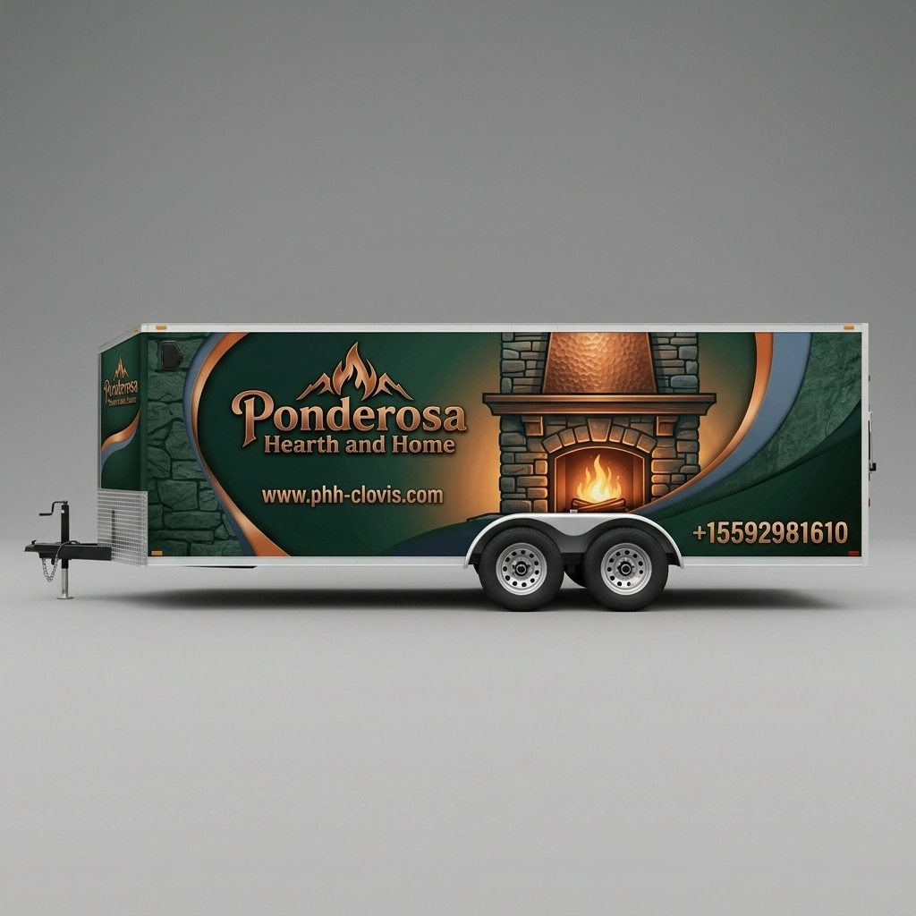 Flat Nose Trailer wrap concept