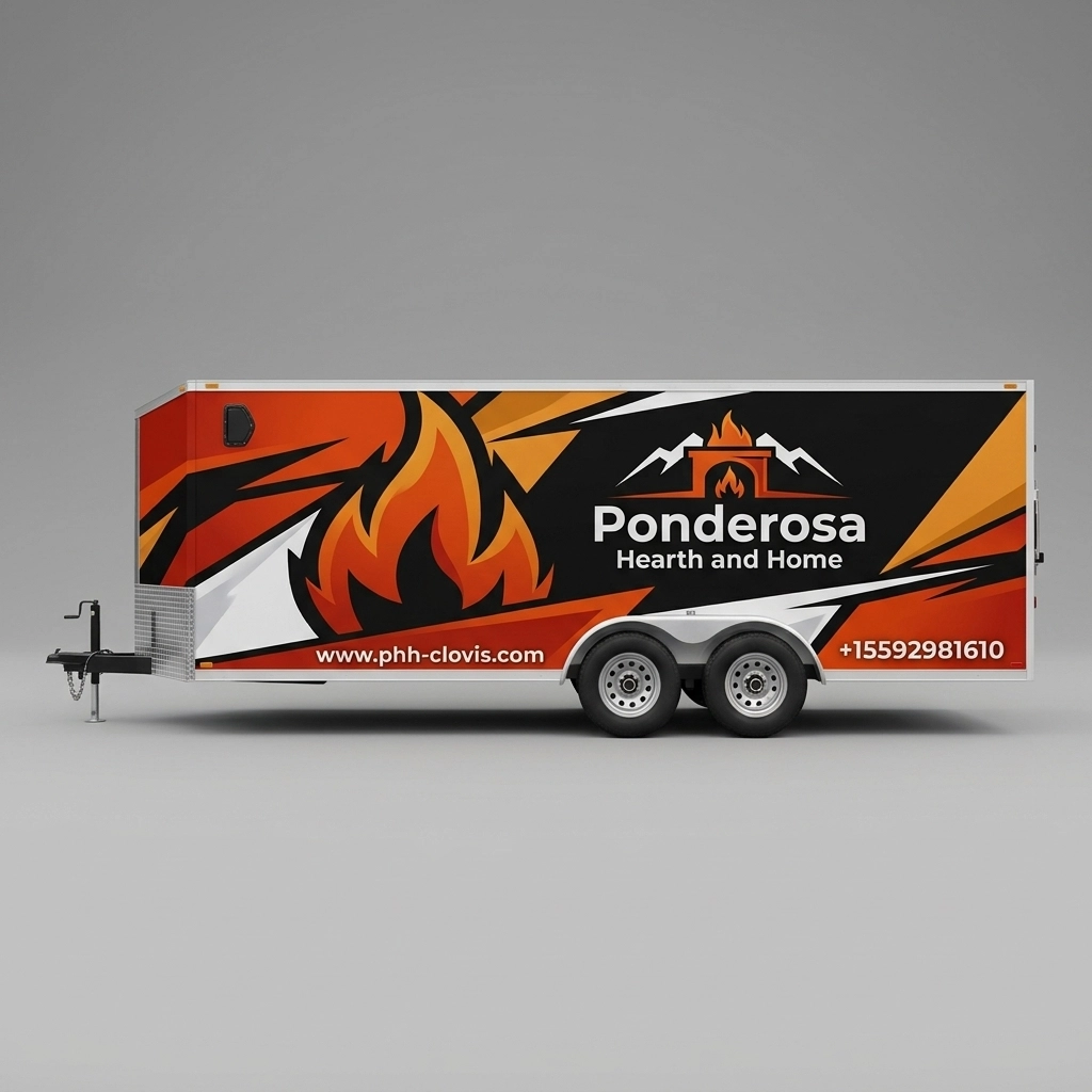 Flat Nose Trailer wrap concept