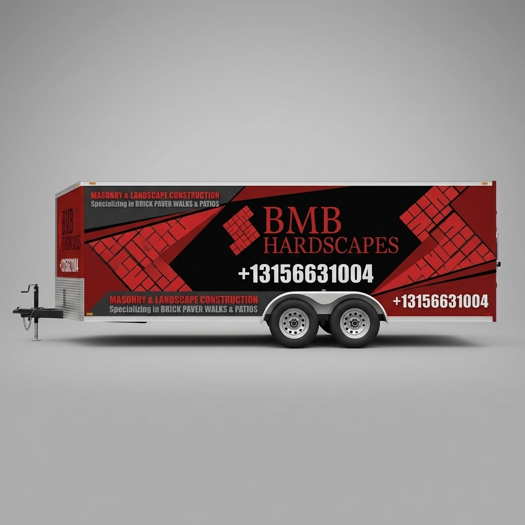 Flat Nose Trailer wrap concept