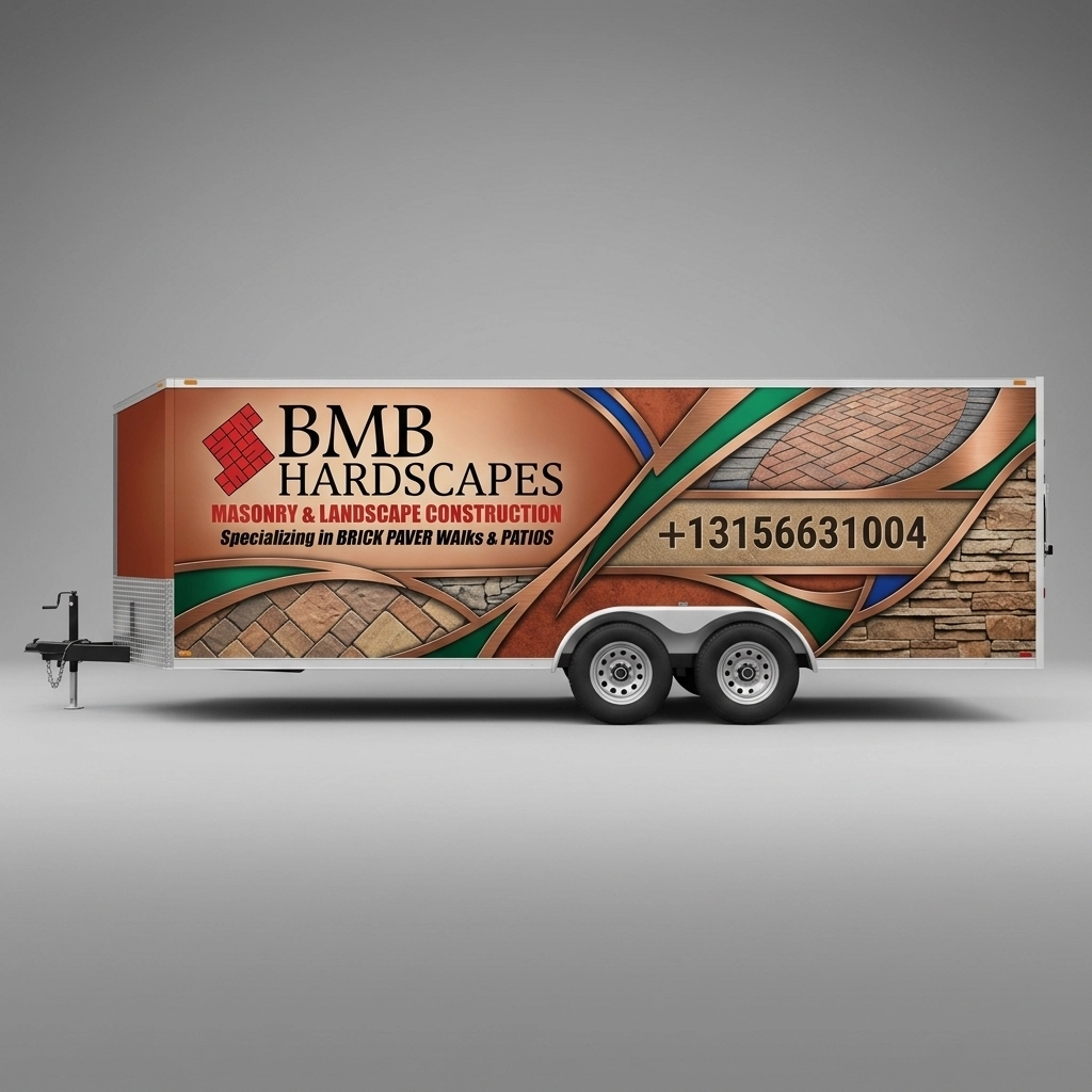 Flat Nose Trailer wrap concept