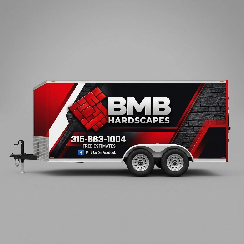 Flat Nose Trailer wrap concept