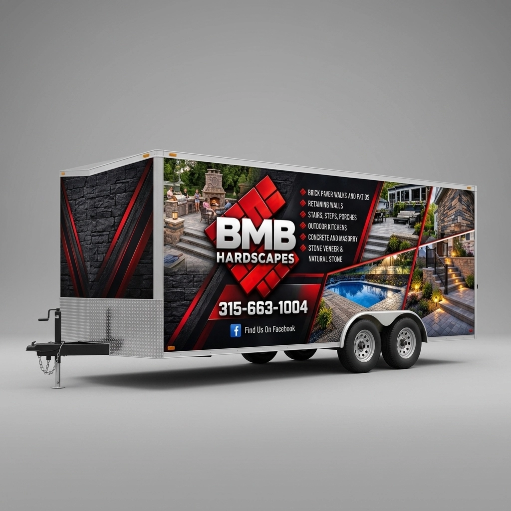 Flat Nose Trailer wrap concept