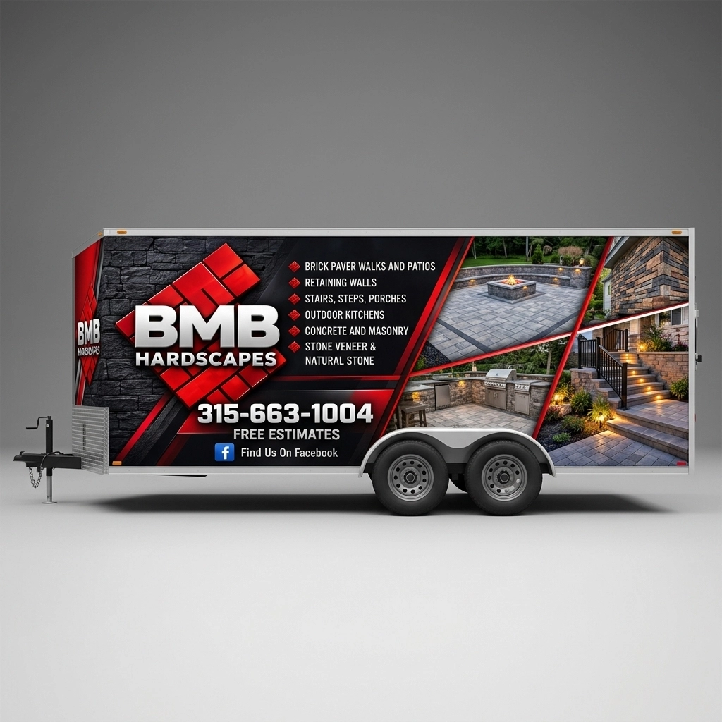 Flat Nose Trailer wrap concept