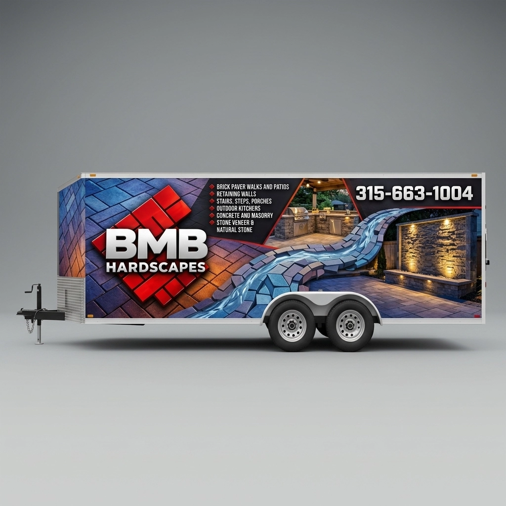 Flat Nose Trailer wrap concept