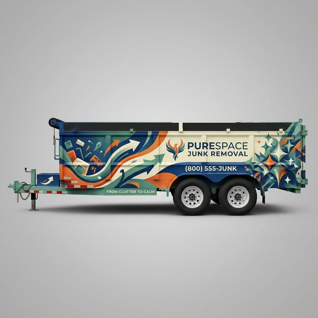 Dump Trailer wrap concept