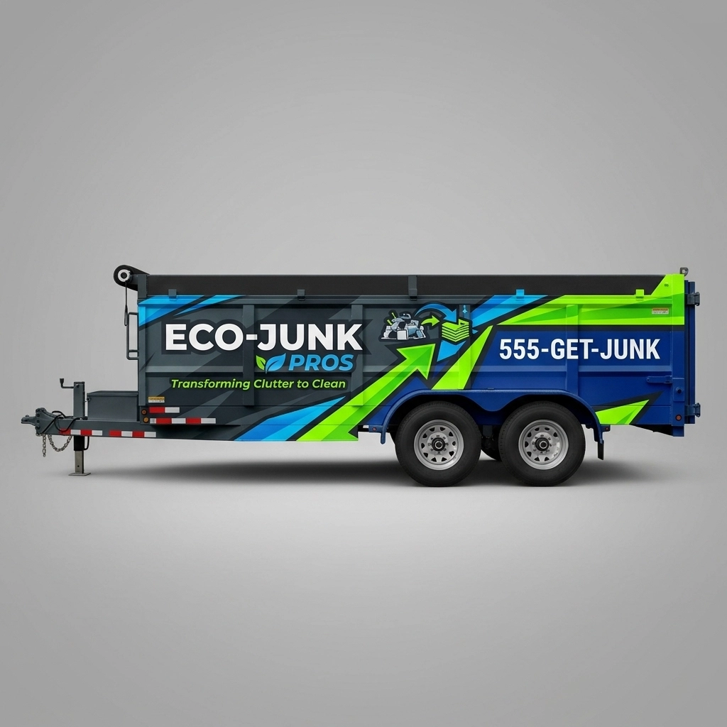 Dump Trailer wrap concept